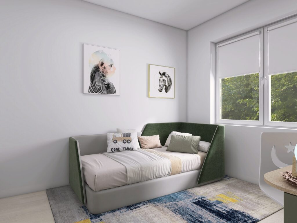 Detská izba – vizualizácia interiéru, Myto Residence Horné Mýto
