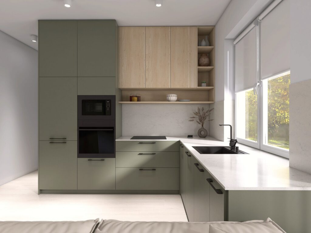 Kuchyňa – vizualizácia interiéru, Myto Residence Horné Mýto